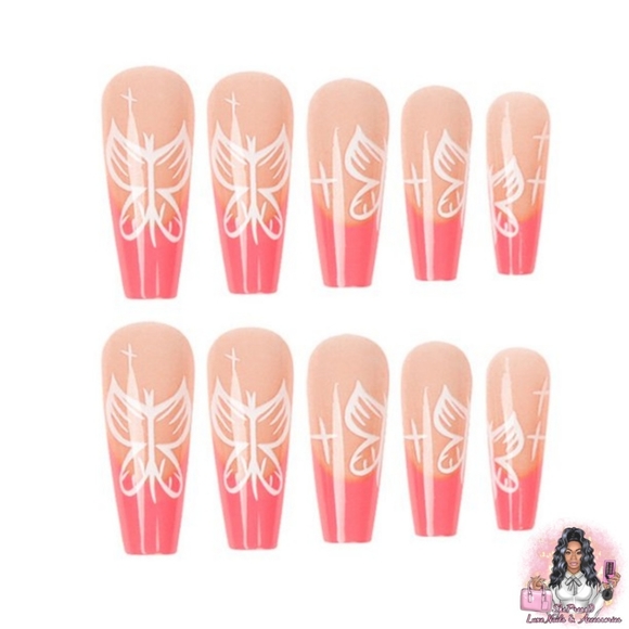Butterfly Dreams Nail Set💅🏾 Perfect for everyday wear ❤️ 🤗. - Picture 2 of 5